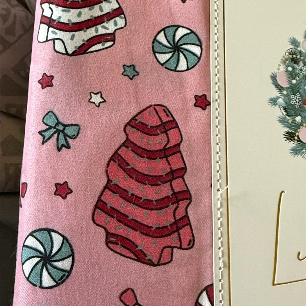 Lumina Lou Christmas Holiday Christmas Tree Cakes Sheet Set - QUEEN